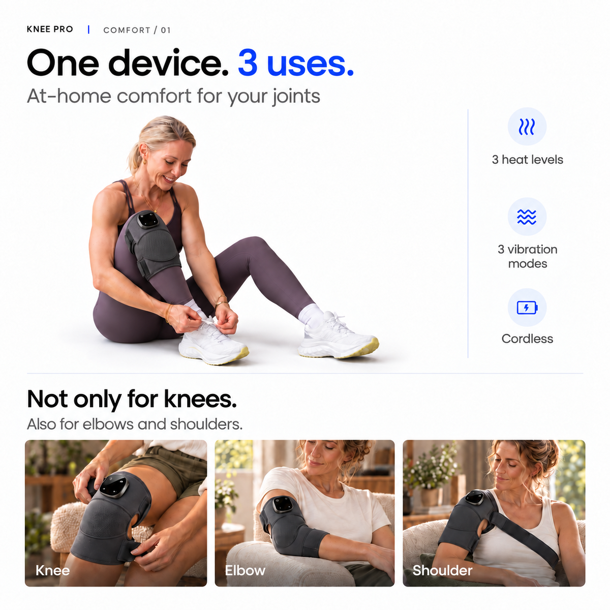 Knee Pro one device three uses