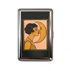 Long Distance metal cardholder — front artwork