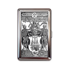 Final Notice metal cardholder — front artwork