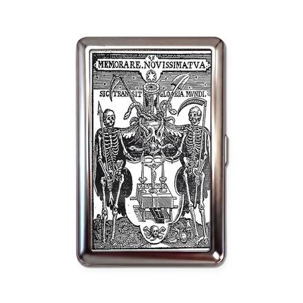 Final Notice metal cardholder — front artwork
