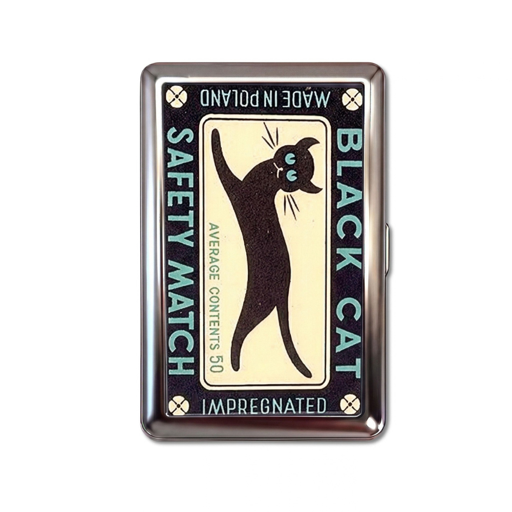Strike Lucky metal cardholder — front artwork
