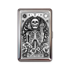 No Comment metal cardholder — front artwork