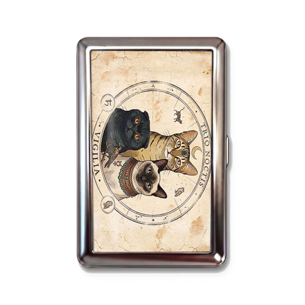 Group Chat metal cardholder — front artwork