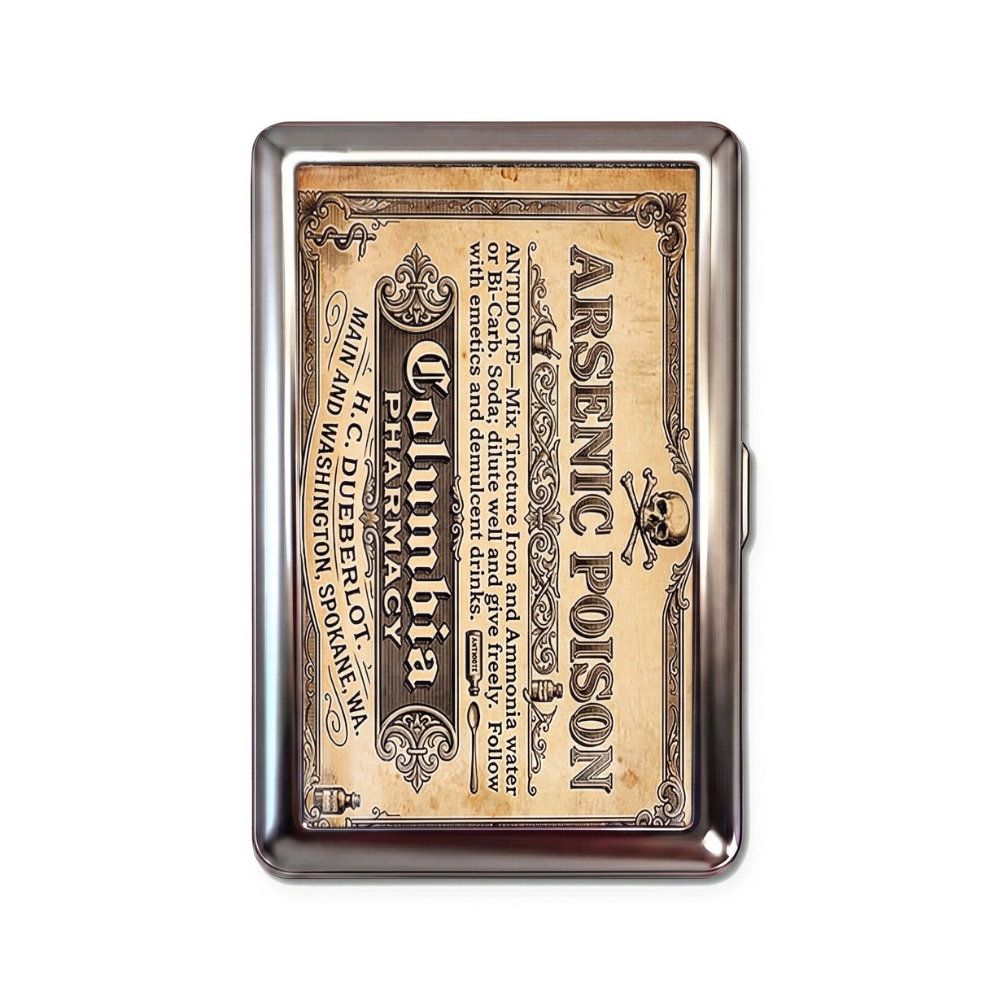 Inheritance Plan metal cardholder — front artwork