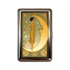 Moving In metal cardholder — front artwork