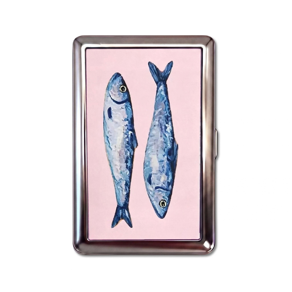 Packed Tight metal cardholder — front artwork