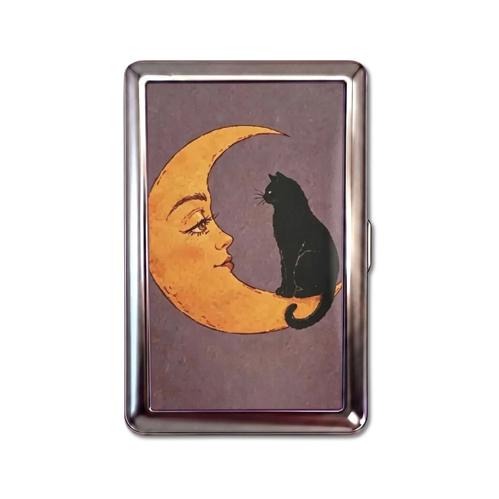 Staring Contest metal cardholder — front artwork